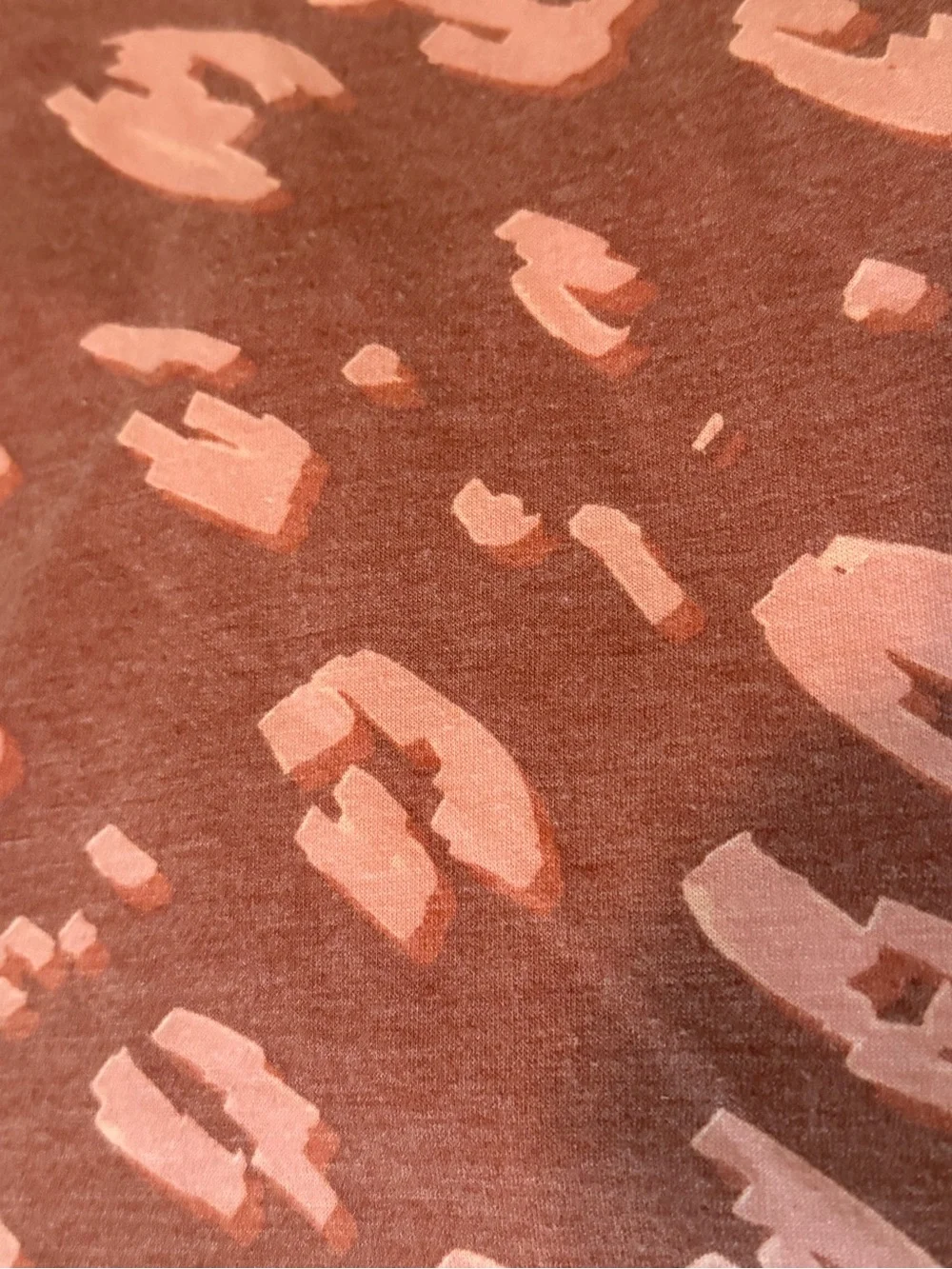 Wonderly Rose-Pink Animal Printed Raglan Sweatshirt, L *Belk - Picture 4 of 4